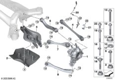 Балка заднего моста/подвеска колеса