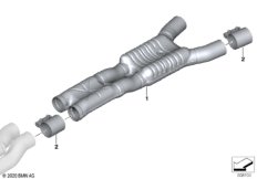 Средний глушитель