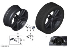 BMW л/с диск, сдвоенн.сп. 647M - 19" SZ