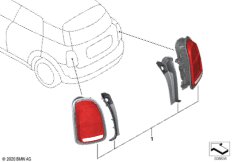 Компл.дооснащ.блока Зд фонарей Facelift