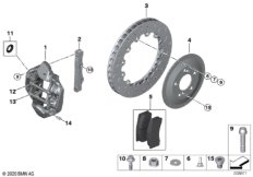 Тормозной диск торм.механ.заднего колеса