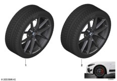 Колесо M в сб.зим.Y-обр.спицы 898M-19"