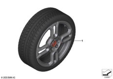 Кол.в сб.с зимн.ш.JCW GP Spoke 565 - 18"