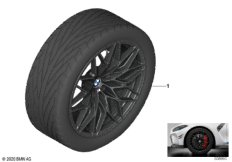 BMW л/с диск M крестообр.с.1000M-20"/21"