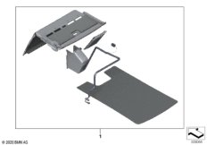 К-т доосн,раздел.сиден.с холодильником