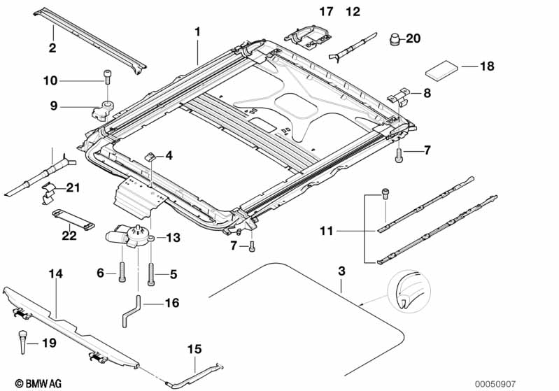 Болт Torx для пластмассовых деталей