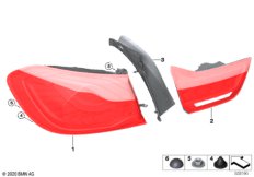 Блок задних фонарей OLED