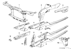Колесная ниша/лонжерон
