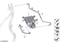 Фильтр с акт.углем/вентил.с.подачи топл.