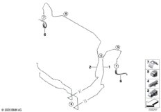Трубопровод тормозного привода Зд