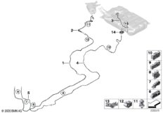 Топливопровод/ элементы крепления