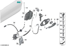 Система замков передней двери