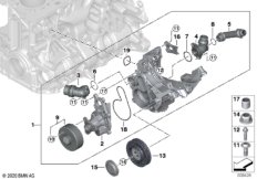 Система охлаждения-насос ОЖ