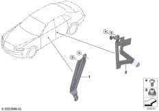 Держатель упр.электроники привода двери