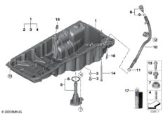 Масляный картер/маслоизмерит.приспособл.