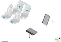 Блок управления модуля сиденья