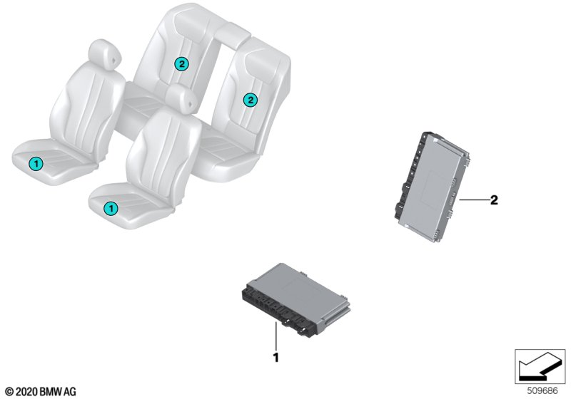 G-серия модуль управления сидением с вентиляцией