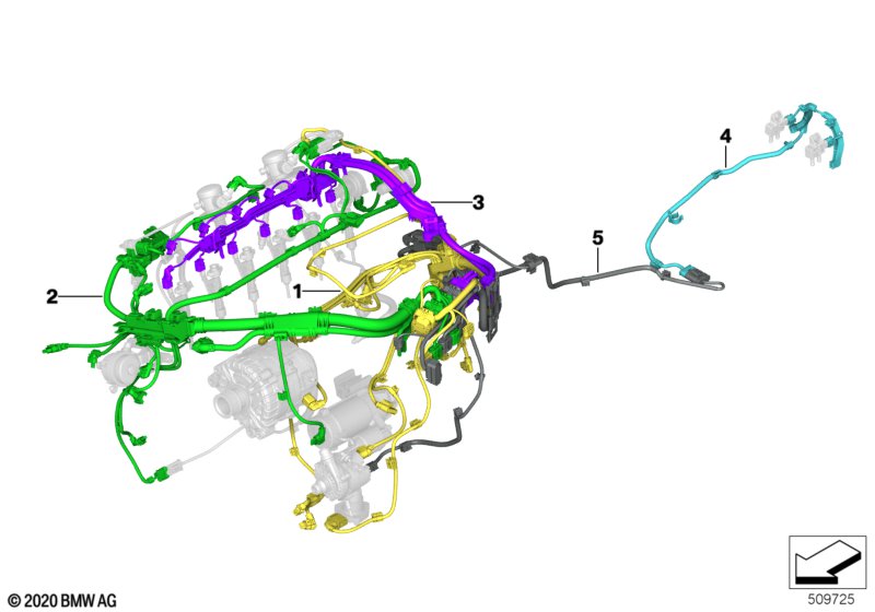 жгут проводов двигателя
