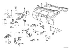 Детали щитка передка