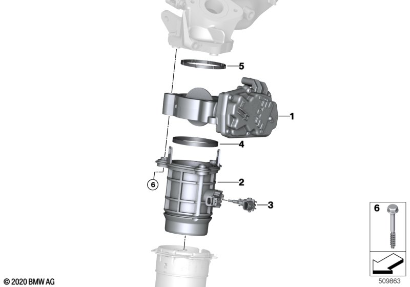 B57P/B57R трубопровод наддувочного воздуха