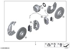 К-т дооснащ.керам.тормозами M Carbon