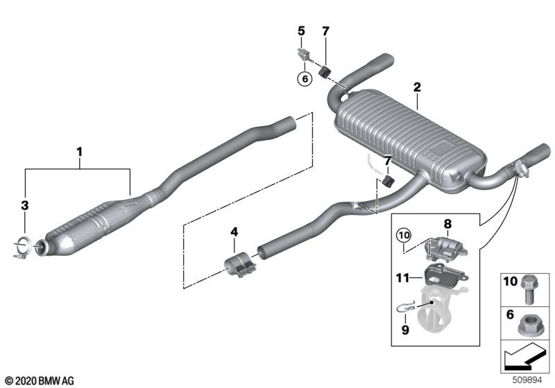 Система выпуска ОГ Зд