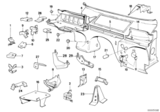 Детали щитка передка
