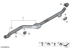 Катализатор/передний доп.глушитель