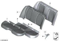 Набивка и обивка базового сиденья Зд