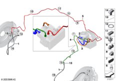 Трубопровод тормозного привода Пд