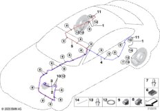 Трубопровод тормозного привода Зд