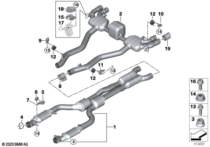 Система выпуска ОГ Зд
