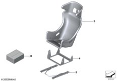 Сиденье гоночного автомобиля