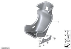 Деталь сиденья такси