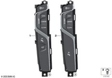 Переключ.пан.управл. в центр.консоли