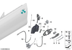 Система замков передней двери