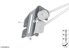 Держатель штекера диагностич.разъема