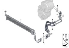 Маслян.радиатор/трубопр.масл.радиатора