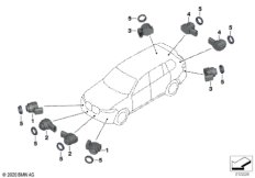 Сигнализация авар.сближен.при парк.(PDC)