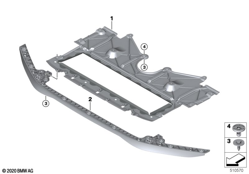G82 Спойлер (губа) переднего бампера