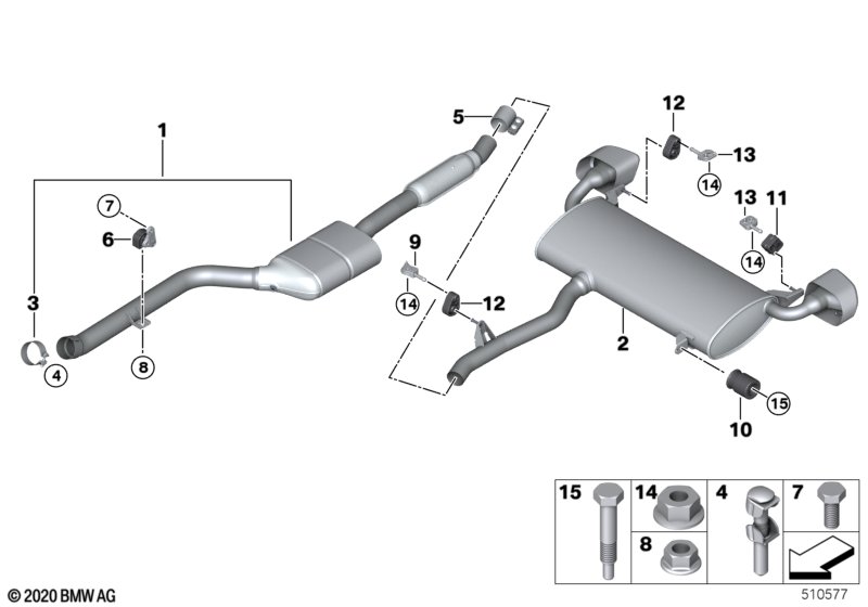Система выпуска ОГ Зд