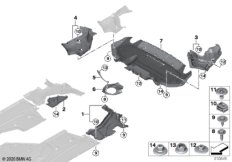 Облицовка днища кузова Зд