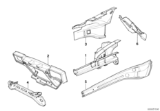 Колесная ниша/лонжерон