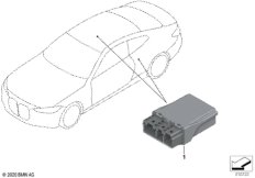 ЭБУ устр-ва подачи ремня безопасности