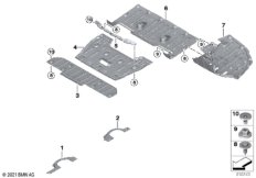 Облицовка днища кузова