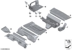 Дополнит.элементы пола багажника