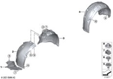 Защитный кожух колесной ниши