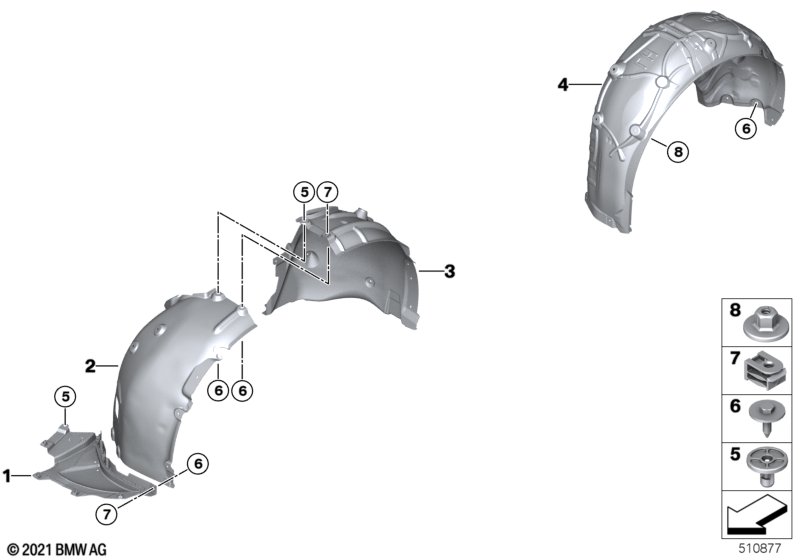 Защитный кожух колесной ниши
