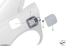 Заслонка заливного отверстия