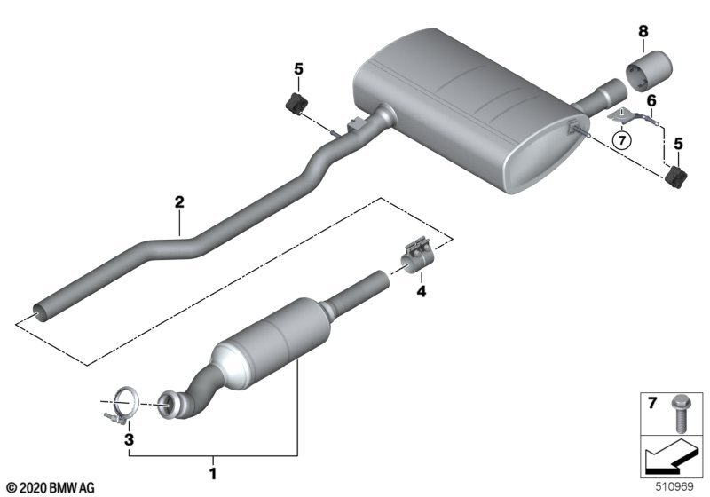 Система выпуска ОГ Зд